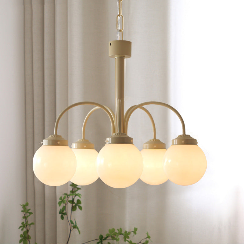 French Scandinavian Chandelier, Pendant Light for Bedroom, Dining Room Light