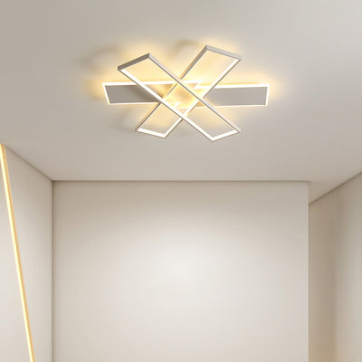 Geometric Square Ceiling Light, Modern Living Room Ceiling Light