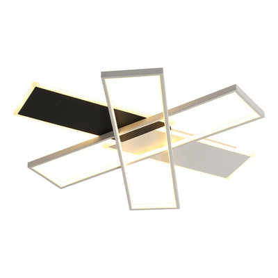 Geometric Square Ceiling Light, Modern Living Room Ceiling Light