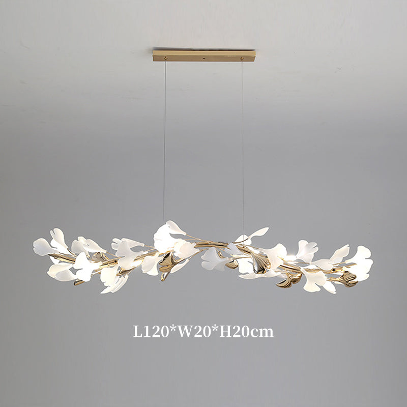 Ginkgo Leaf Chandelier, Pendant for Living Room