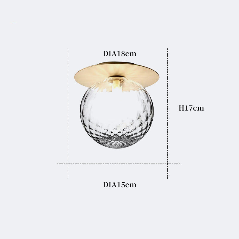 Glass Ceiling Light, Ceiling Light for Hallway