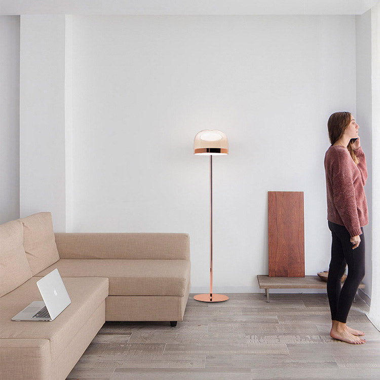 Glass Floor Lamp, Living Room Light, Bedroom Light