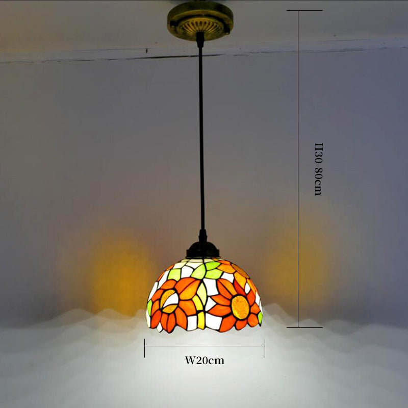 Glass Pendant Light, Tiffany Lamp, Hallway Light