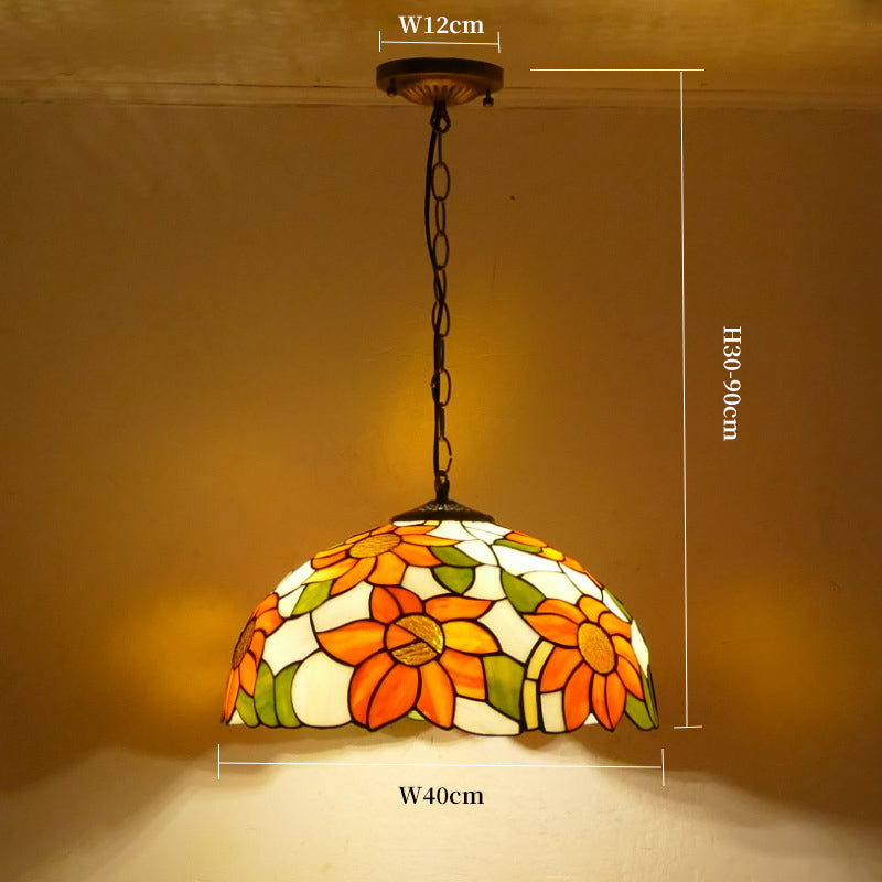 Glass Pendant Light, Tiffany Lamp, Hallway Light