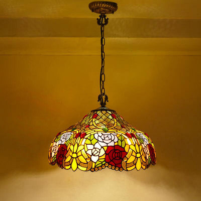 Glass Pendant Light, Tiffany Lamp, Hotel Light