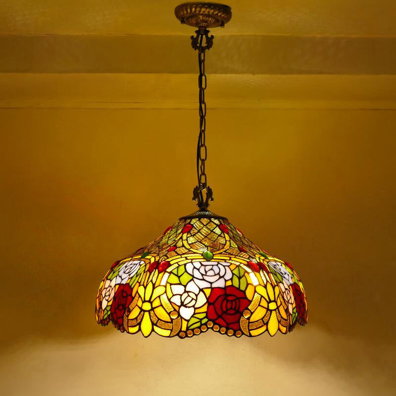 Glass Pendant Light, Tiffany Lamp, Hotel Light