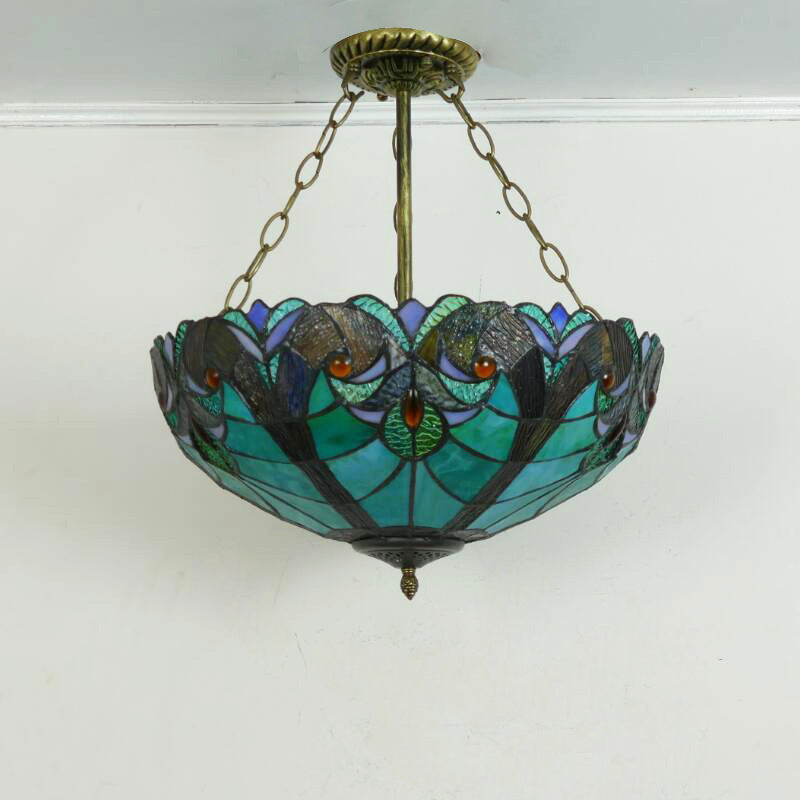 Glass Pendant Light, Tiffany Lamp, Living Room Light