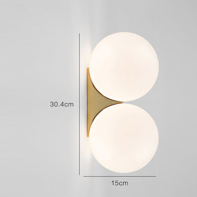 Glass Round Ball Light, Wall Light for Hallway