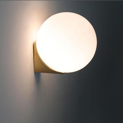 Glass Round Ball Light, Wall Light for Hallway