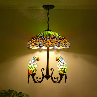 Glass Tiffany Lamp, Pendant Light, Living Room Light