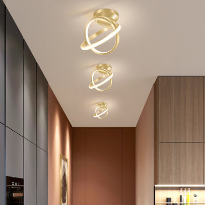 Golden Ceiling Light, Hallway Ceiling Light, Foyer Light