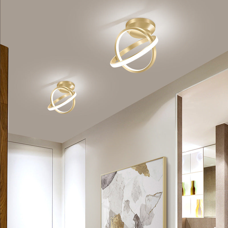 Golden Ceiling Light, Hallway Ceiling Light, Foyer Light