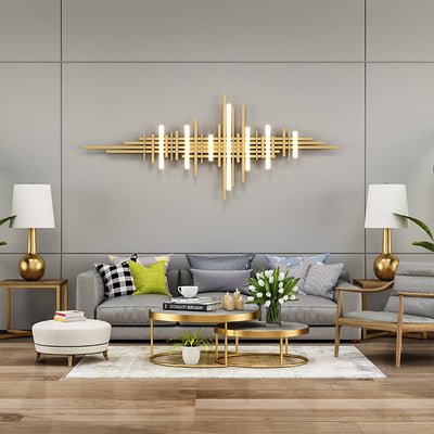 Golden Wall Light for Living Room