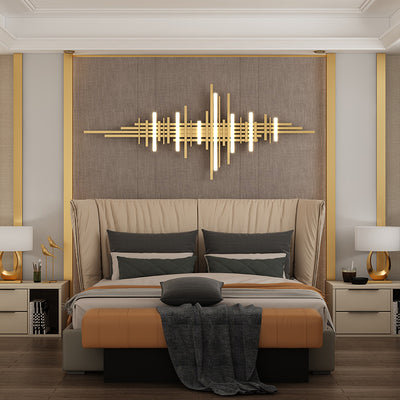 Golden Wall Light for Living Room