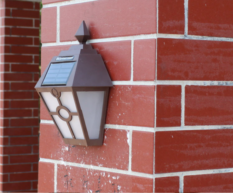 Hexagonal Solar Wall Light - Set of 2