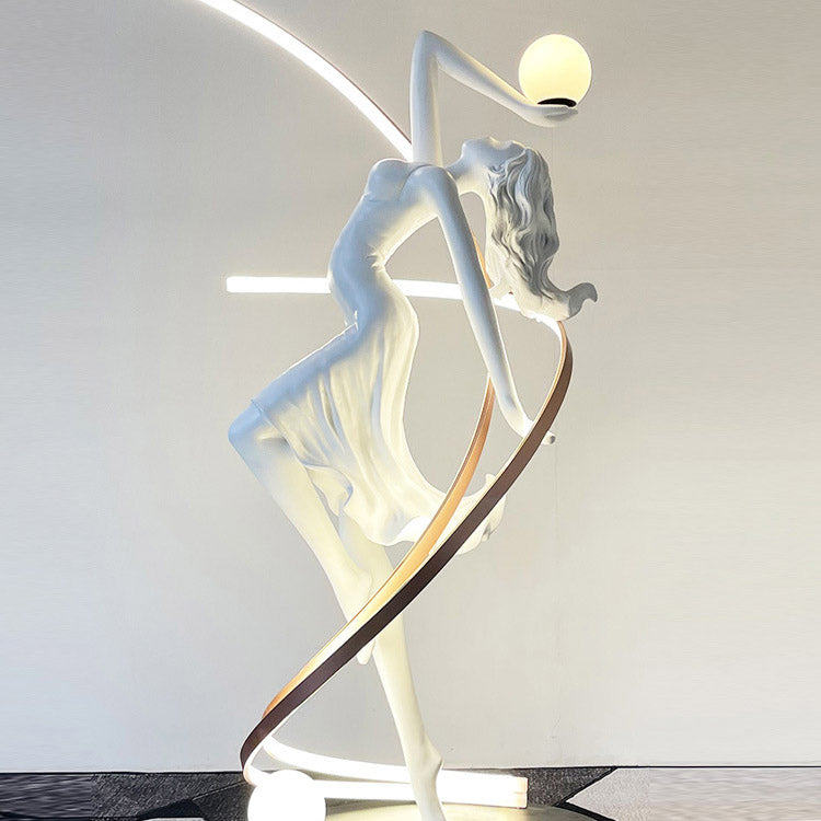 Human Art Floor Lamp, Commercial Interior Light, Living Room Light