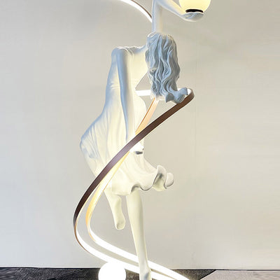 Human Art Floor Lamp, Commercial Interior Light, Living Room Light