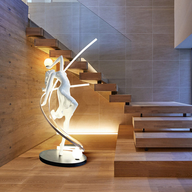 Human Art Floor Lamp, Commercial Interior Light, Living Room Light