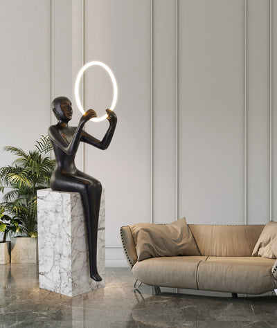 Human Body Floor Lamp, Hotel Light, Commercial Interior Light