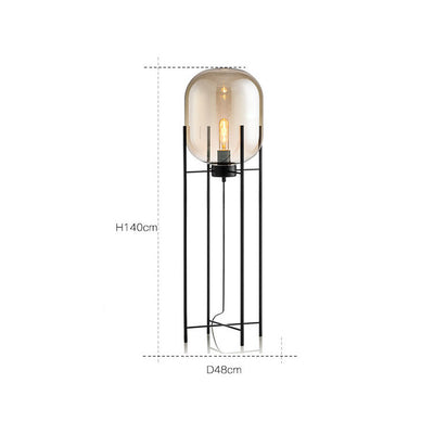 Industrial Floor Lamp, Scandinavian Dining Room Light, Bedroom Light