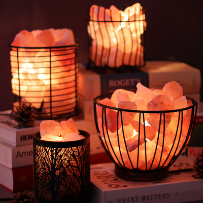 Iron Container Salt Night Light