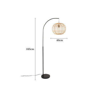 Japanese Arc Floor Lamp, Living Room Light, Reading Light