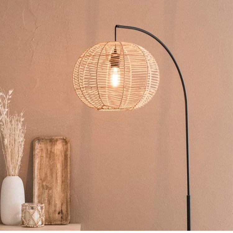 Japanese Arc Floor Lamp, Living Room Light, Reading Light