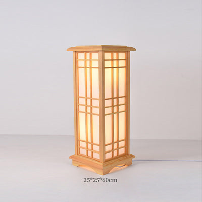 Japanese Floor Lamp, Log Living Room Light, Bedroom Light