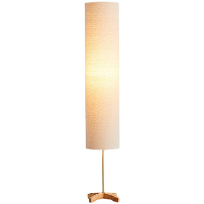 Japanese Floor Lamp, Log Living Room Light, Dining Room Light