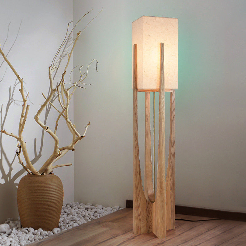 Japanese Floor Lamp, Modern Simple Living Room Light, Bedroom Light