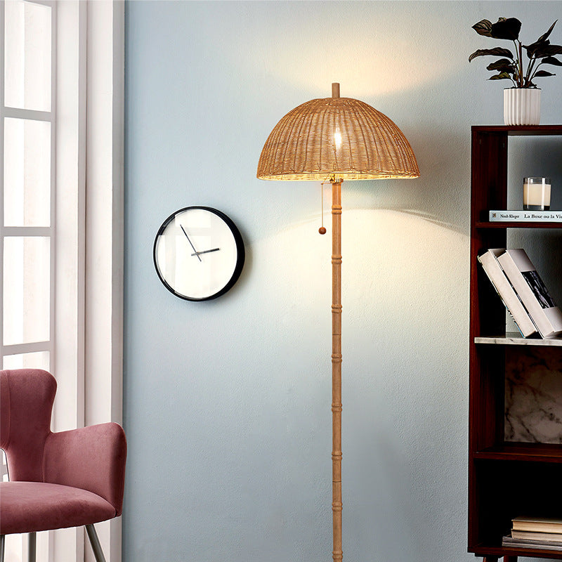 Japanese Floor Lamp, Simple Modern Living Room Light, Dining Room Light