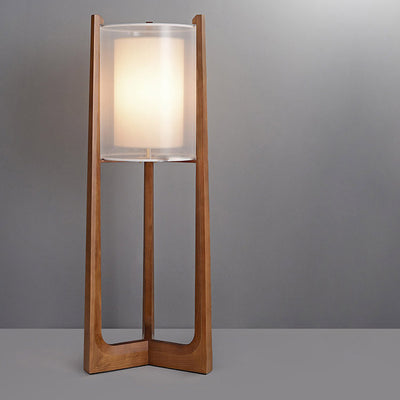 Japanese Floor Lamp, White Wax Living Room Light, Bedroom Light