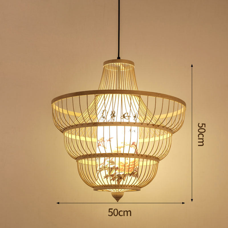 Japanese Modern Simple Pendant Light, Living Room Light, Bedroom Light