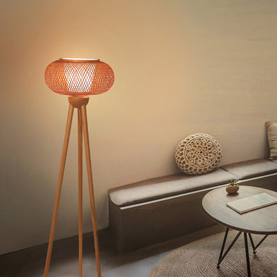 Japanese Retro Floor Lamp, Corner Living Room Light, Bedroom Light