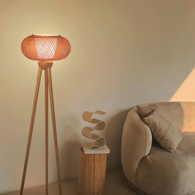 Japanese Retro Floor Lamp, Corner Living Room Light, Bedroom Light