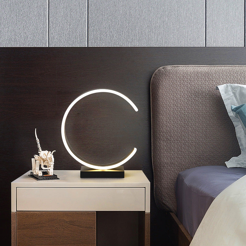 Letter C and S Table Lamp, Bedside Table Lamp, Modern Bedside Lamp