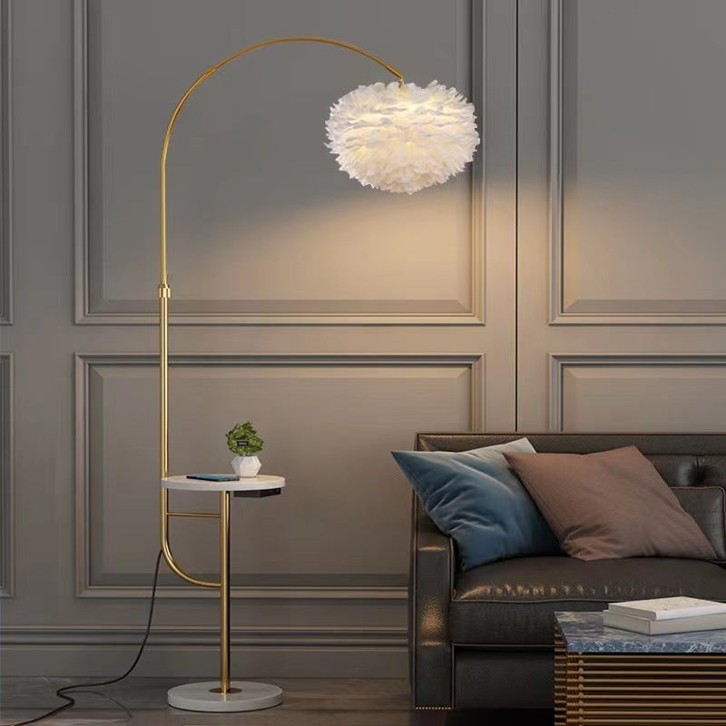 Light Luxury Floor Lamp, Simple Bedroom Light, Living Room Light