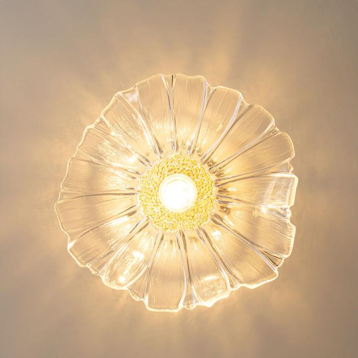 Lotus Leaf Ceiling Light, Retro Foyer Light, Hallway Ceiling Light