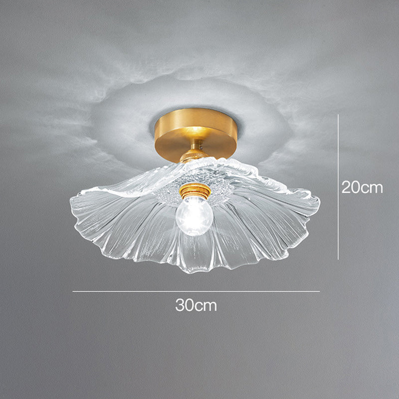 Lotus Leaf Ceiling Light, Retro Foyer Light, Hallway Ceiling Light