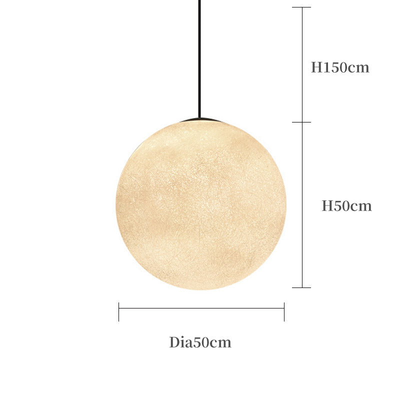 Lunar Decoration Scandinavian Pendant Light, Living Room Light, Reading Light