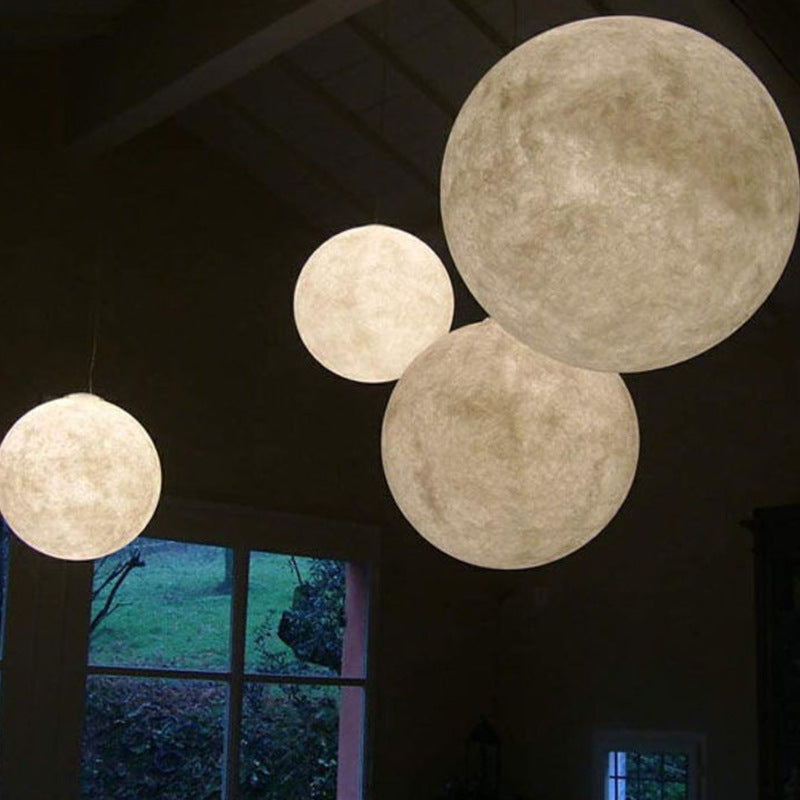 Lunar Decoration Scandinavian Pendant Light, Living Room Light, Reading Light