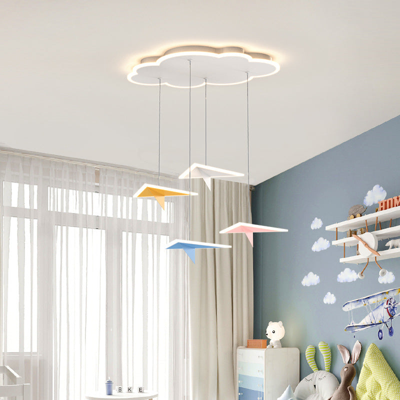 Macaroon Aircraft Chandelier, Pendant for Children&