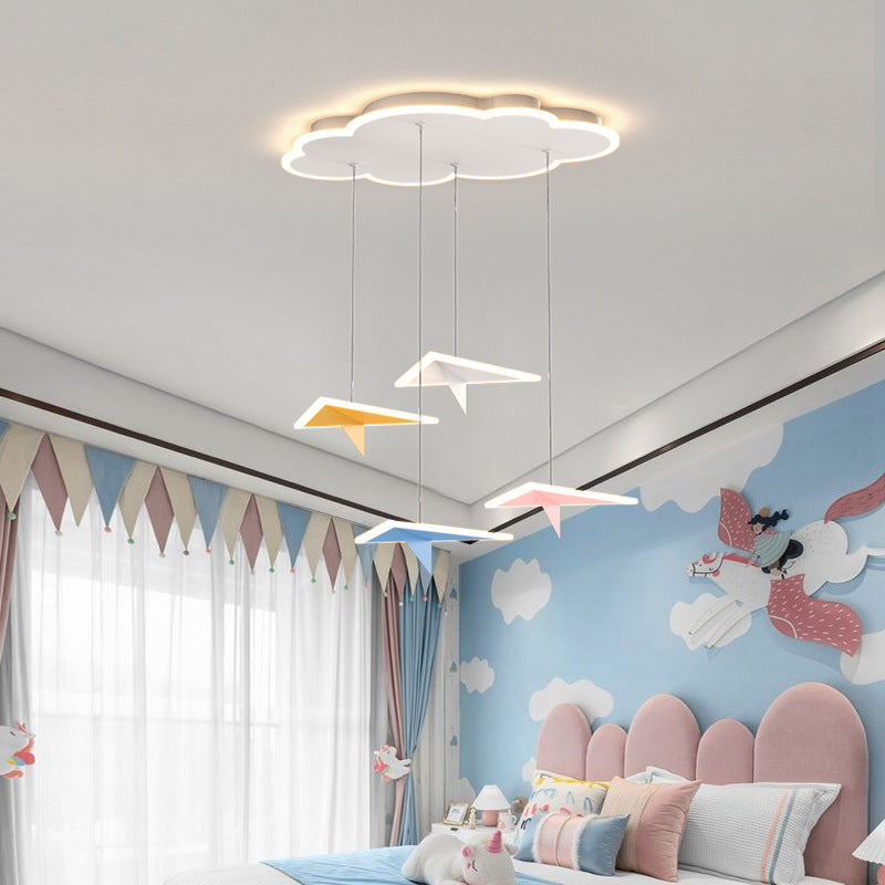 Macaroon Aircraft Chandelier, Pendant for Children&