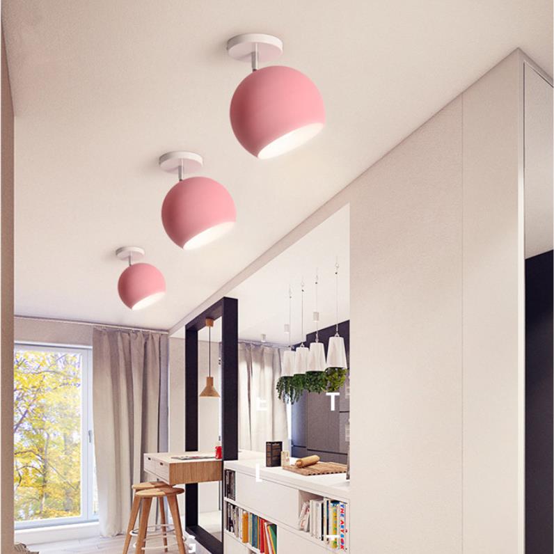 Macaroon Colorful Ceiling Light, LED Hallway Light