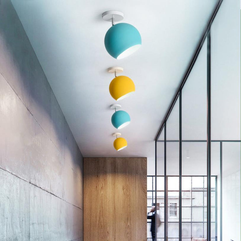 Macaroon Colorful Ceiling Light, LED Hallway Light