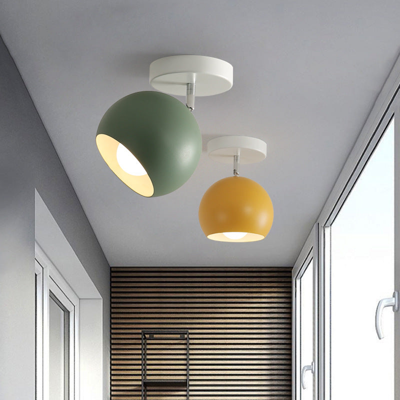 Macaroon Colorful Ceiling Light, LED Hallway Light