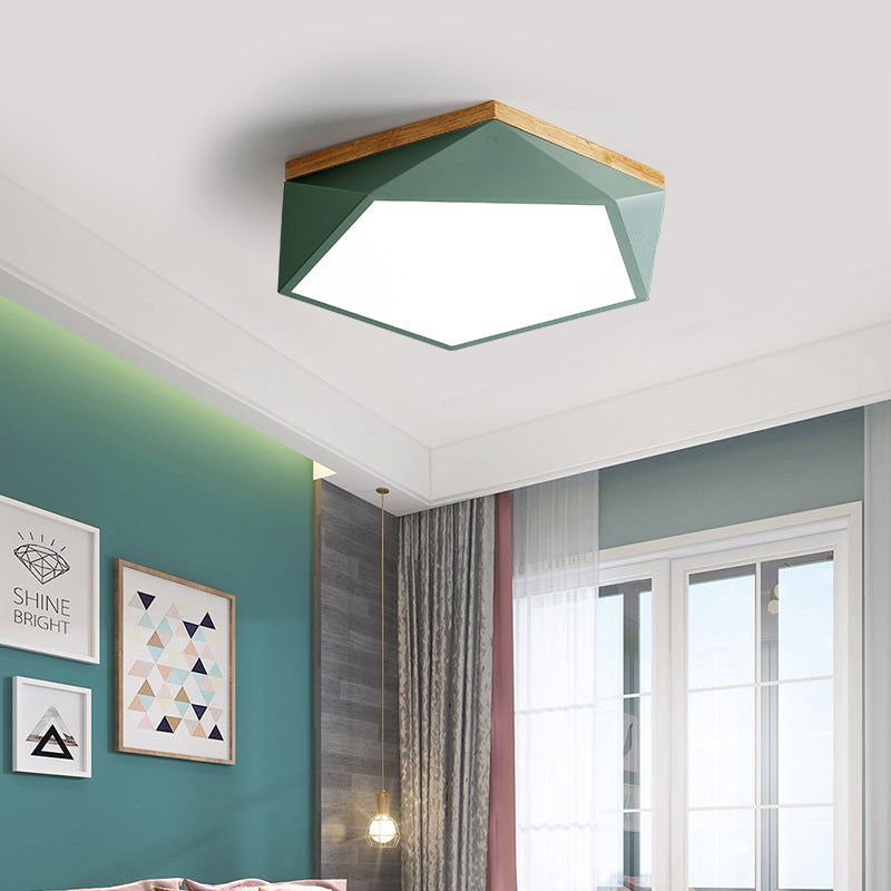 Macaroon Star Shaped Ceiling Light, Living Room Ceiling Light