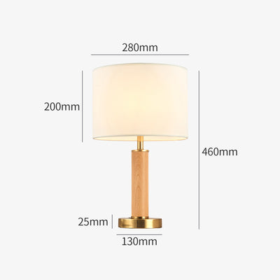 Marble Pleated Table Lamp, Table Lamp for Bedroom