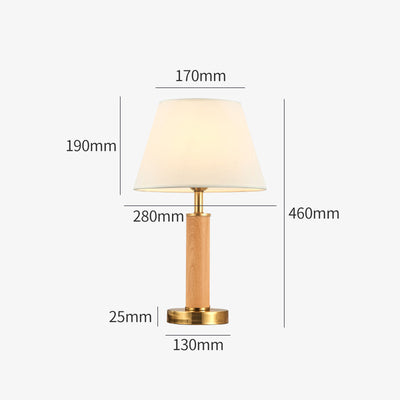 Marble Pleated Table Lamp, Table Lamp for Bedroom