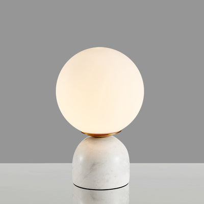 Marble Table Lamp, Scandinavian Living Room Light, Bedroom Light